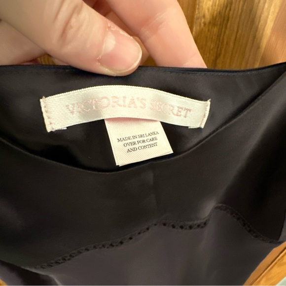 Victorias Secret Large Lingerie Nightie Babydoll Sexy Purple Romantic Satin Cups - Picture 2 of 4